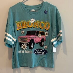 Ford Teal and Pink Bronco Graphic Tee